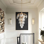 Бра настенное высокое из стеклянных трубочек Gladia варинант исполнения - 3 | Loft Concept в Екатеринбурге