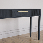 Элегантная Консоль Primo с выдвижным ящиком Черный дуб варинант исполнения - 3 | Loft Concept в Екатеринбурге