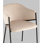 Стул Brace велюр молочный варинант исполнения - 2 | Loft Concept в Екатеринбурге