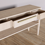 Дизайнерская Консоль с полкой и ящиком Primo Светлый дуб варинант исполнения - 5 | Loft Concept в Екатеринбурге