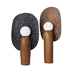 Настольная лампа из дерева Decorative Wooden Lamp варинант исполнения - 1 | Loft Concept в Екатеринбурге