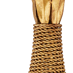 Люстра золотая с декором в виде перьев Bunch of Feathers варинант исполнения - 2 | Loft Concept в Екатеринбурге