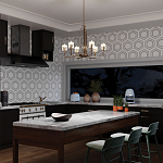  Люстра с прозрачными рифлеными цилиндрическими плафонами Kichler варинант исполнения - 28 | Loft Concept в Екатеринбурге