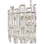 Круглая люстра с хрустальными подвесками на серебряном каркасе Gorgeous Crystal Light варинант исполнения - 4 | Loft Concept в Екатеринбурге