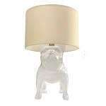 Настольная лампа COLLECTION OF DOGS с абажуром Бульдог варинант исполнения - 2 | Loft Concept в Екатеринбурге