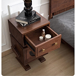 Тумбочка прикроватная с ящиком и дверцей Робот Robot Desk варинант исполнения - 6 | Loft Concept в Екатеринбурге