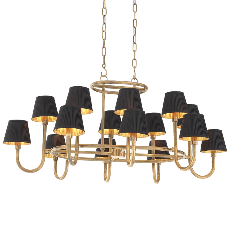 Люстра Chandelier Sparrows Латунь Черный в Екатеринбурге | Loft Concept 