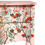 Комод розовый с росписью Цветы L.XV CHEST OF DRAWERS Flowers варинант исполнения - 3 | Loft Concept в Екатеринбурге