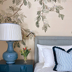 Обои ручная роспись Silk Tree Special Colurway on Sabbia slub silk варинант исполнения - 2 | Loft Concept в Екатеринбурге