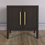 Тумбочка Primo с дверцами шпон темный орех варинант исполнения - 2 | Loft Concept в Екатеринбурге