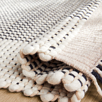 Ковер Woven from Wool с бахромой по краям варинант исполнения - 2 | Loft Concept в Екатеринбурге