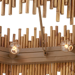 Люстра с абажуром из ротанга Wicker Furniture варинант исполнения - 2 | Loft Concept в Екатеринбурге