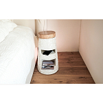 Керамический столик с деревянной столешницей "Пешка" варинант исполнения - 1 | Loft Concept в Екатеринбурге