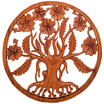 Панно из дерева Foliage Panel With Trees варинант исполнения - 1 | Loft Concept в Екатеринбурге