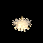 Подвесной светильник с натуральным горным хрусталем Crystal Shimmer варинант исполнения - 2 | Loft Concept в Екатеринбурге