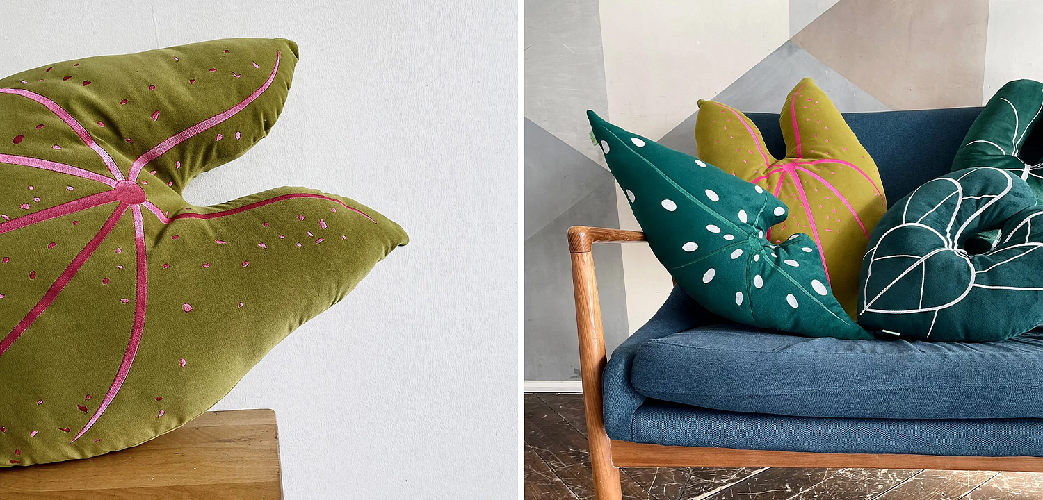 Декоративная подушка Botanical Cushion Caladium Декоративная подушка Botanical Cushion Caladium - Loft-Concept в Екатеринбурге