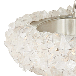 Люстра светодиодная фактурная в форме кольца Amber Crystal варинант исполнения - 2 | Loft Concept в Екатеринбурге