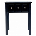 Черная тумба с выдвижным ящиком Monica варинант исполнения - 1 | Loft Concept в Екатеринбурге