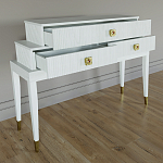 Премиальная Консоль с тремя ящиками Elsa Dreams White варинант исполнения - 2 | Loft Concept в Екатеринбурге