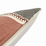 Подушка декоративная с геометрическим узором и плетенными вставками Divine Abstractions варинант исполнения - 3 | Loft Concept в Екатеринбурге