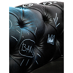 Кресло "Баския и Уорхол" Basquiat Warhol graffiti chair натуральная кожа варинант исполнения - 8 | Loft Concept в Екатеринбурге