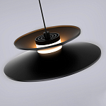 Подвесной светильник черного цвета из металла Obsidian Touch варинант исполнения - 4 | Loft Concept в Екатеринбурге