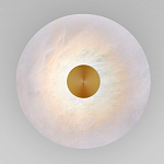 Бра светодиодный с мраморным рассеивателем латунь варинант исполнения - 1 | Loft Concept в Екатеринбурге