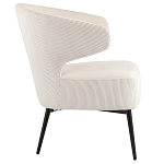 Современное мягкое кресло на металлических ножках Rakush Milk варинант исполнения - 5 | Loft Concept в Екатеринбурге