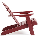 Уличное кресло из массива акации Adirondack Wooden Chair Red варинант исполнения - 3 | Loft Concept в Екатеринбурге