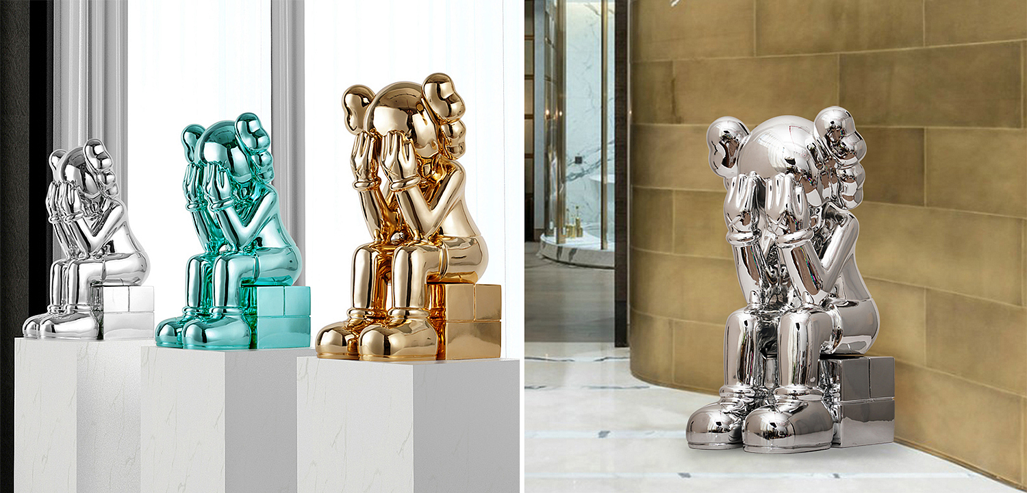 Статуэтка KAWS Passing Through Silver Статуэтка KAWS Passing Through Silver - Loft-Concept в Екатеринбурге