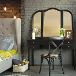 Туалетный столик Stylish Black варинант исполнения - 2 | Loft Concept в Екатеринбурге