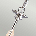 Люстра цвета никель с прозрачными стеклянными подвесками в форме капель Elstead Lighting варинант исполнения - 9 | Loft Concept в Екатеринбурге