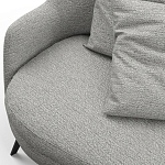 Мебельная ткань Шенилл серый цвет 138 см T4-29 варинант исполнения - 4 | Loft Concept в Екатеринбурге