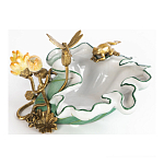 Чаша фигурная с обитателями леса и цветами Eden Garden варинант исполнения - 2 | Loft Concept в Екатеринбурге