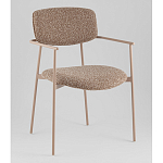 Стул Doe с подклокотниками коричневый варинант исполнения - 1 | Loft Concept в Екатеринбурге