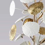 Торшер в виде белых и золотых цветов Bouquet of Light варинант исполнения - 3 | Loft Concept в Екатеринбурге