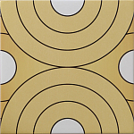 Дизайнерская плитка с узором Диски варинант исполнения - 2 | Loft Concept в Екатеринбурге