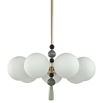 Люстра со вставками из керамики SkyEast 7 ламп варинант исполнения - 1 | Loft Concept в Екатеринбурге