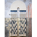 Настенное украшение из нитей Корона с кисточками Crown Wall Hanging варинант исполнения - 1 | Loft Concept в Екатеринбурге