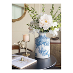 Ваза с мотивами цветущего сада с попугаями Vase Inspired by Nature варинант исполнения - 5 | Loft Concept в Екатеринбурге