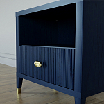 Прикроватная тумбочка с полкой Elsa Dreams Blue варинант исполнения - 3 | Loft Concept в Екатеринбурге