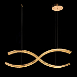 Люстра волнистой формы с фактурным хрустальным плафоном Light Delight варинант исполнения - 2 | Loft Concept в Екатеринбурге