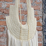 Аксессуар настенный в Эко стиле Белый wall decor White dress варинант исполнения - 1 | Loft Concept в Екатеринбурге