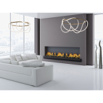 Люстра подвесная круглая золотого цвета с белыми изогнутыми световыми линиями Luke Lampco Tracer Lamp варинант исполнения - 12 | Loft Concept в Екатеринбурге