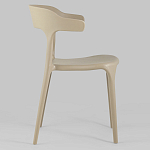 Бежевый стул из прочного PP-пластика JORIS варинант исполнения - 2 | Loft Concept в Екатеринбурге