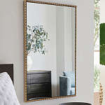 Зеркало прямоугольное в фактурной золотой раме Reflective Fabric варинант исполнения - 6 | Loft Concept в Екатеринбурге