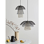 Подвесной светильник Black Grey Mesh Lampshade Hanging Lamp варинант исполнения - 6 | Loft Concept в Екатеринбурге