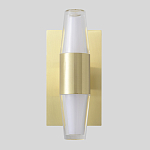 Бра с золотым основанием и прозрачным плафоном цилиндрической формы Golden Geometry варинант исполнения - 1 | Loft Concept в Екатеринбурге