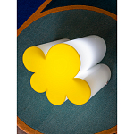 Настольная дизайнерская лампа Poltronova Passiflora Yellow Table Lamp варинант исполнения - 2 | Loft Concept в Екатеринбурге