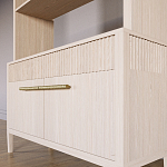 Стеллаж Primo с ящиками Светлый дуб  варинант исполнения - 4 | Loft Concept в Екатеринбурге